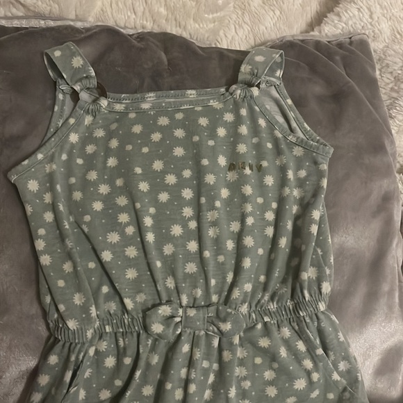 Light green flower romper - Picture 3 of 3